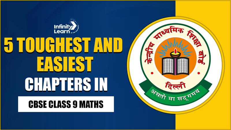 5 Toughest and Easiest Chapters in CBSE Class 9 Maths